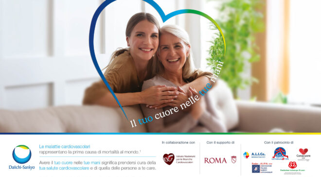 “Il tuo cuore nelle tue mani”: Daiichi Sankyo Italia lancia la campagna di prevenzione cardio-cerebrovascolare. A Roma la prima tappa